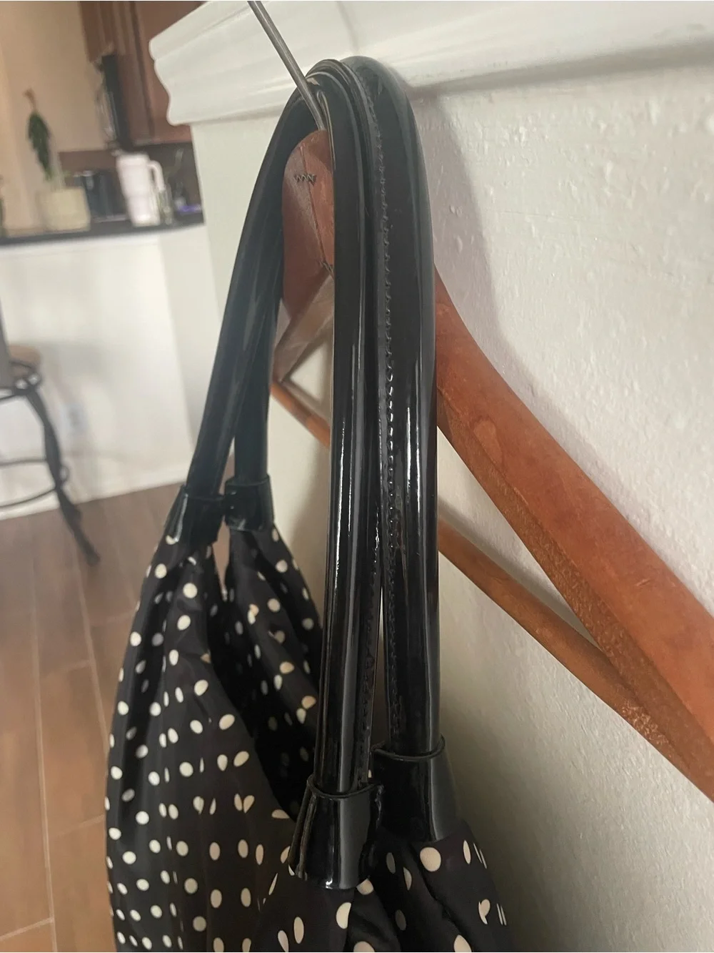 SOLD | Kate Spade Stevie Polka Dot Diaper Bag